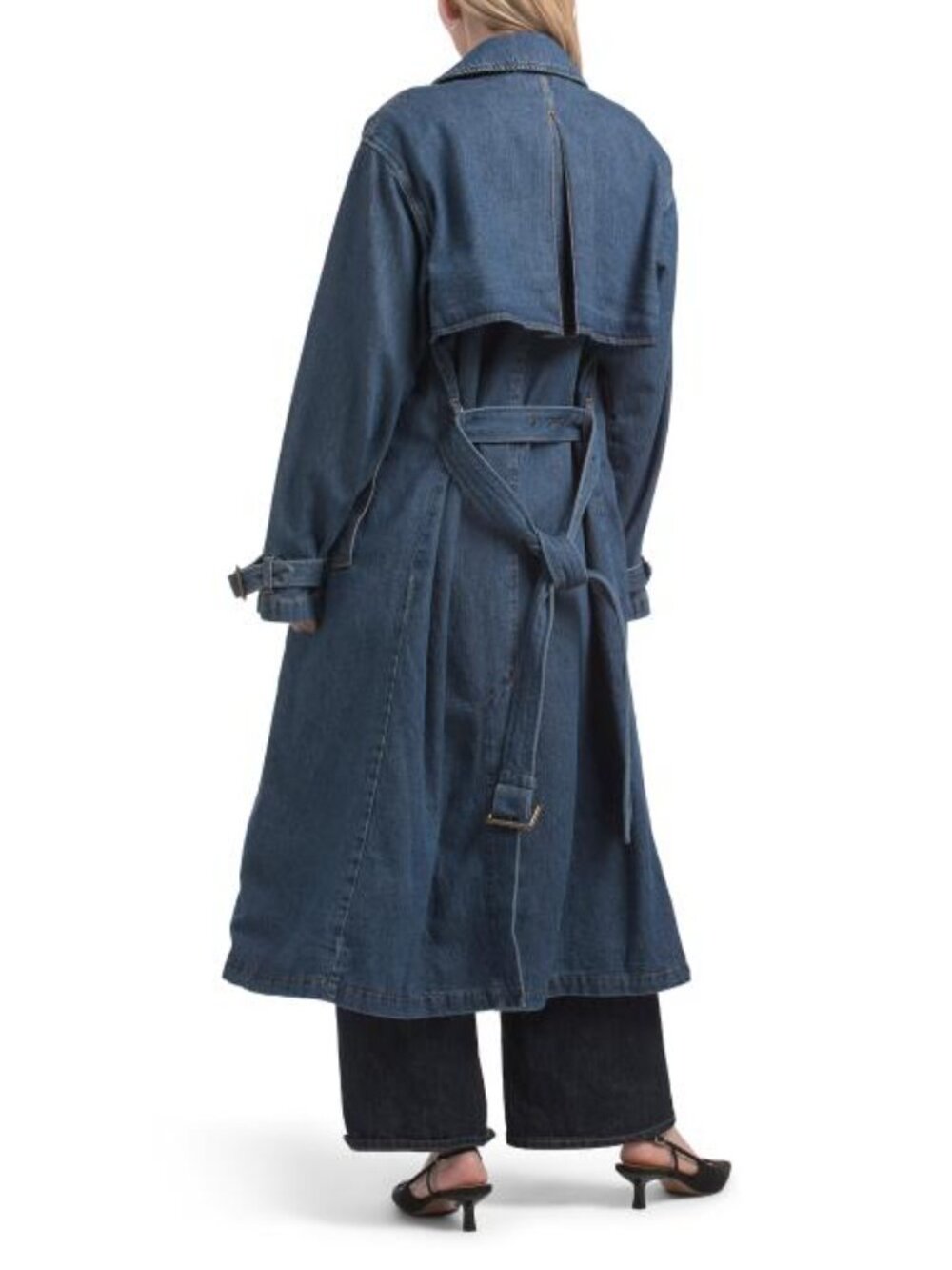 LEVIS Lets Get Lost Again Spade Trench Coat - Picture 2 of 3